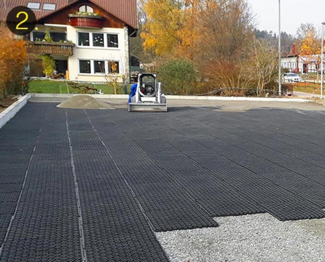Unser Team verlegt auf Ihrem Reitplatz die OTTO-Lochmatte Unser Team verlegt auf Ihrem Reitplatz die OTTO-Lochmatte
