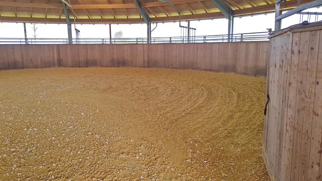 Überdachter Round pen Überdachter Round pen