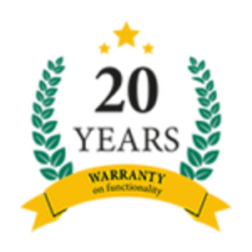 Symbol 20 Jahre Garantie