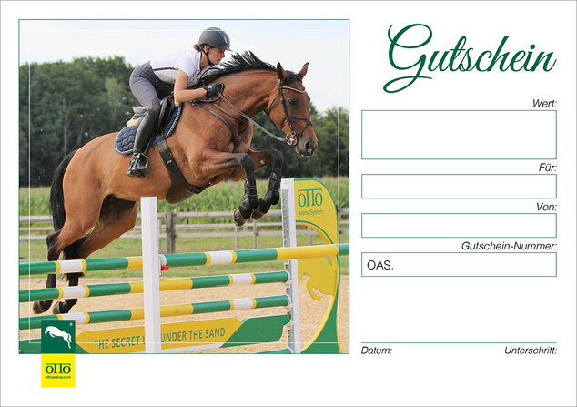 “Show jumping” motif “Show jumping” motif